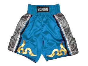 Personalized Boxing Shorts : KNBSH-030-Skyblue